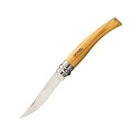 Нож филейный Opinel №8, нержавеющая сталь, рукоять оливковое дерево, 001144