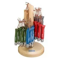 Набор-дисплей 60 шт: нож Opinel №8, нержавеющая сталь, синий/зеленый/красный/серый/бесцветный, 001722