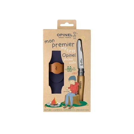 Нож Opinel №7 My First Opinel, рукоять из бука, чехол