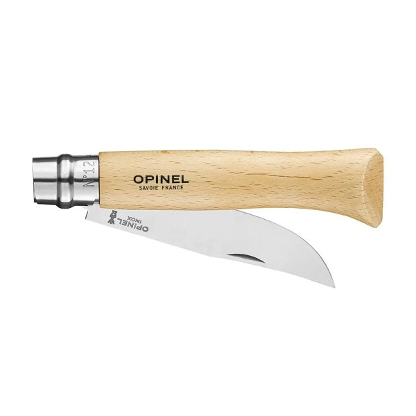Нож Opinel №12, нержавеющая сталь, рукоять из бука, 001084