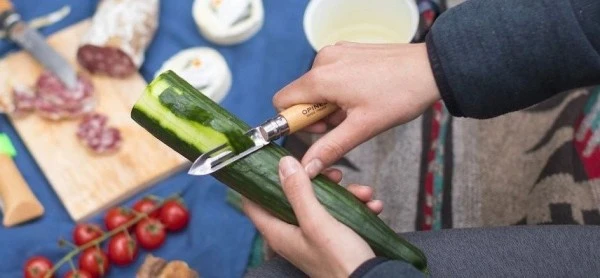 Нож для чистки овощей Opinel №6, деревян. рукоять, нерж. сталь, коробка,002440