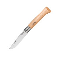 Нож Opinel №12, нержавеющая сталь, рукоять из бука, 001084