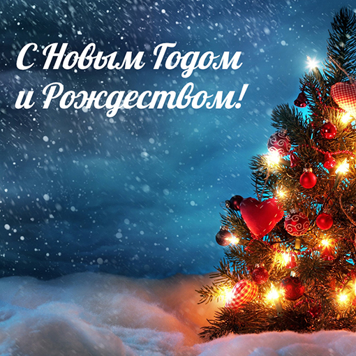 Дорогие читатели, поздравляем вас с Новым годом и Рождеством!