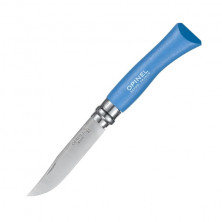 Нож Opinel №7, нержавеющая сталь, синий