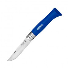 Нож Opinel №8 Trekking, нержавеющая сталь, синий, блистер