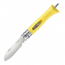 Нож Opinel №09 DIY, нержавеющая сталь, сменные биты, желтый, блистер