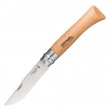 Нож Opinel №10, нержавеющая сталь, рукоять из бука, 123100