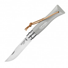 Нож Opinel №6 Trekking, нержавеющая сталь, серый, 002202