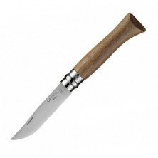 Нож Opinel №6, нержавеющая сталь, ореховая рукоять в картонной коробке